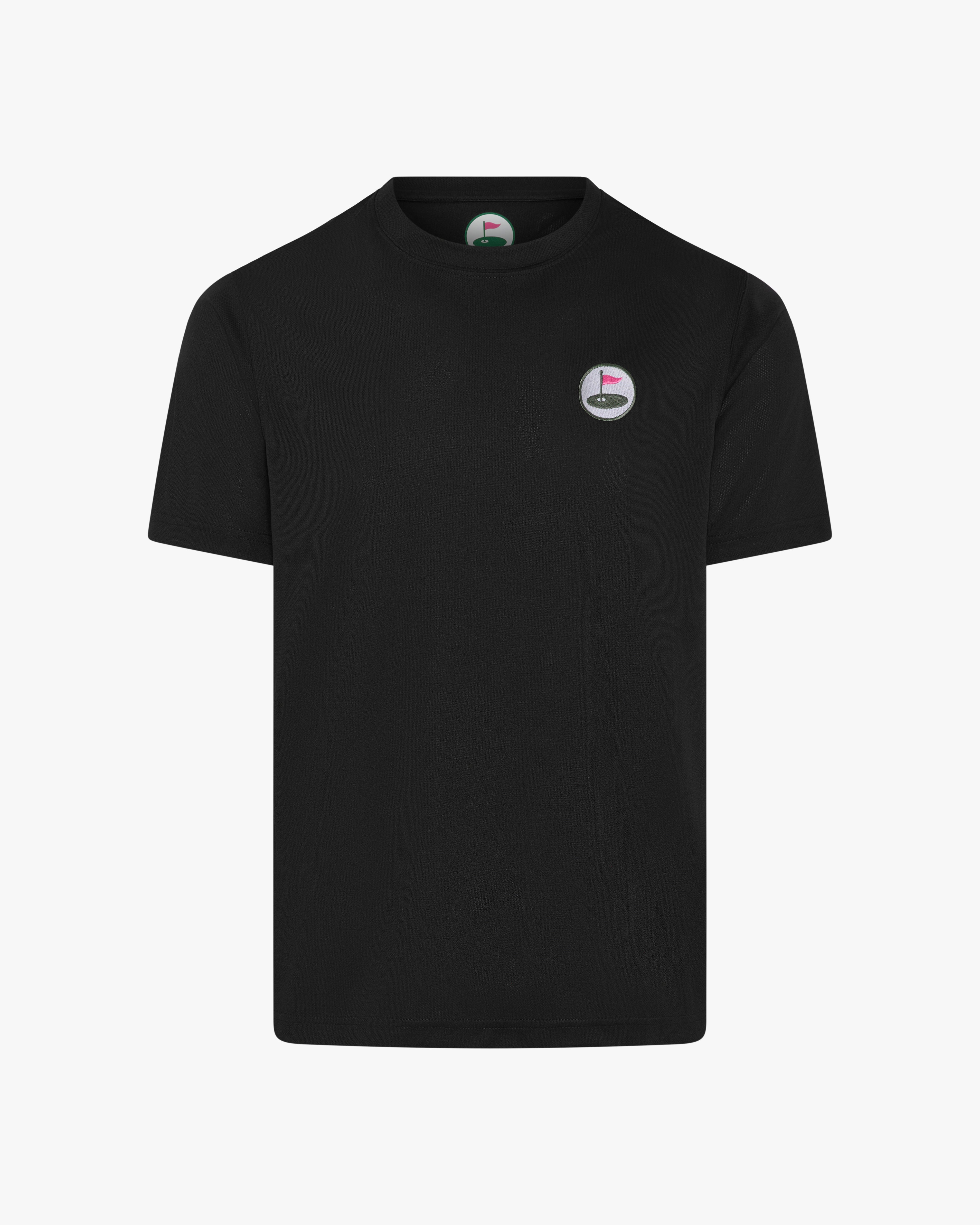 Men's Golf Performance Tee – Black | Palvento Golf